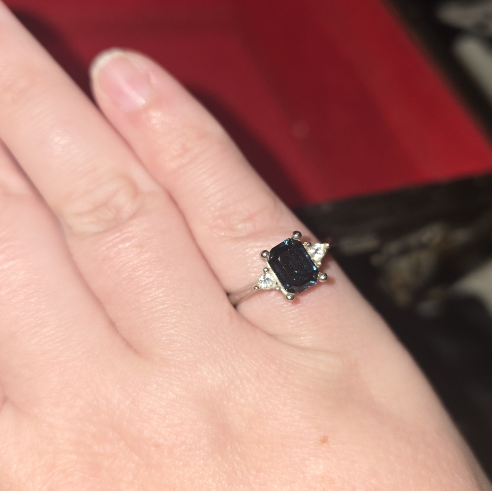 Dark Blue Ring Size 7